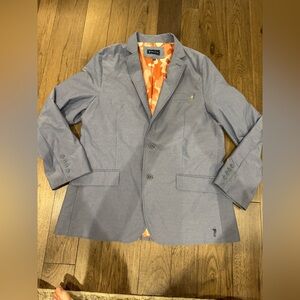 William Murray Golf Sport Coat Blue Blazer Suit Jacket Preppy
